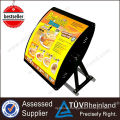 Professional 2 / 3 Sides Hanging Fast Food Restaurant wall menu board